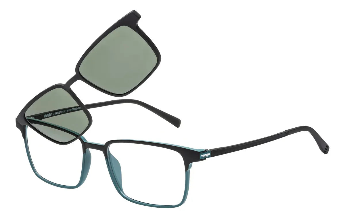 Anteojo Armazon Wrangler 1042 Clip On Polarizado Gafas